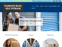 Tablet Screenshot of floblvdstorage.com